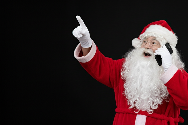 Santa llamando